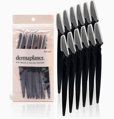 Kitsch Dermaplaning Tool Set - Facial Hair Removal for Women, Face Razors for Women, Peach Fuzz & Eyebrow Razor, Women's Dermaplane Face Shaver, Women's Exfoliating Epilator for Sensitive Skin (random colour)