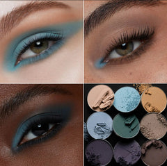 MORPHE Matte Essentials Arthistry Palette (9C Color Me Cool), Blue,Navy