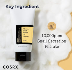 COSRX Advanced Snail Mucin Gel Cleanser, 5.07 Fl Oz
