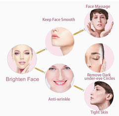 Amirce Face Massager Roller Golden 3D Roller Electric Facial Roller