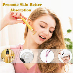 Amirce Face Massager Roller Golden 3D Roller Electric Facial Roller