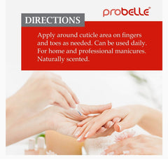 Probelle Kukui Nut Oil Botanical Cuticle Oil, conditions and softens cuticles for healthy nails and cuticle growth, 5oz/ 15 mL