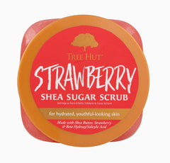 Tree Hut Strawberry Shea Sugar Exfoliating & Hydrating Body Scrub, 18 oz