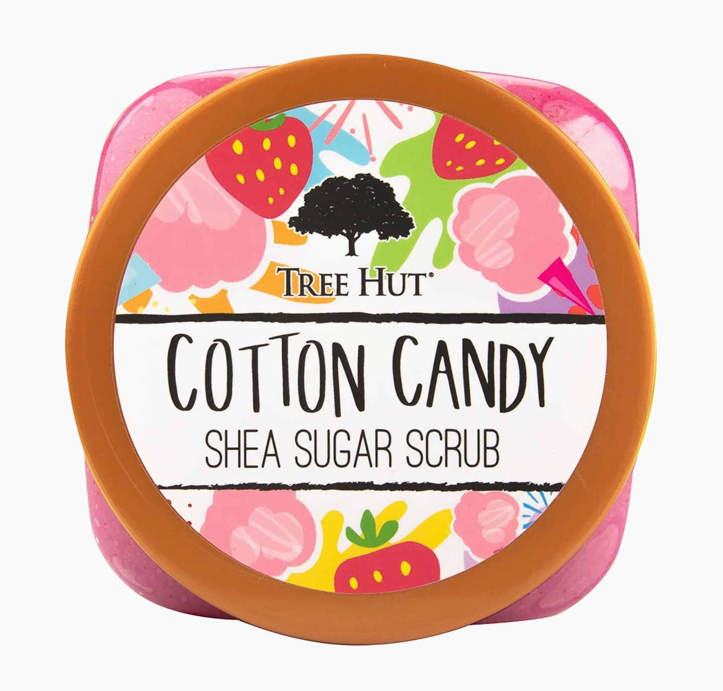 Tree Hut Cotton Candy Shea Sugar Exfoliating & Hydrating Body Scrub, 18 oz
