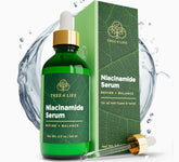 Tree of Life Facial Serum for Face, Brightening, Firming, Hydrating, Dry Skin, Dermatologist Tested - B3 Niacinamide, 2 Fl Oz