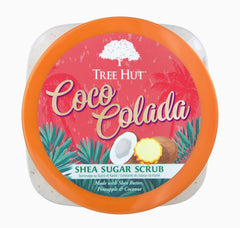 Tree Hut Shea Sugar Scrub Coco Colada, 18 oz, Ultra Hydrating and Exfoliating Scrub for Nourishing Essential Body Care