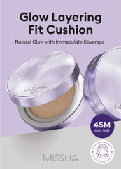 MISSHA Serum Cushion Glow Layering Fit Cushion Foundation