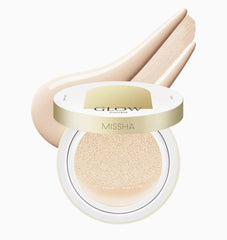 MISSHA Glow Cushion for Fair Skin Radiant & Moisturizing Skin with Buildable Coverage