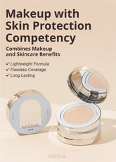 MISSHA Glow Cushion for Fair Skin Radiant & Moisturizing Skin with Buildable Coverage