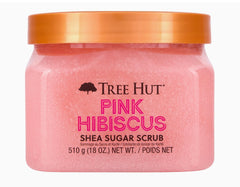Tree Hut Pink Hibiscus Shea Sugar Exfoliating & Hydrating Body Scrub, 18 oz