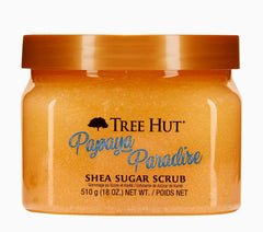 Tree Hut Papaya Paradise Shea Sugar Exfoliating & Hydrating Body Scrub, 18 oz