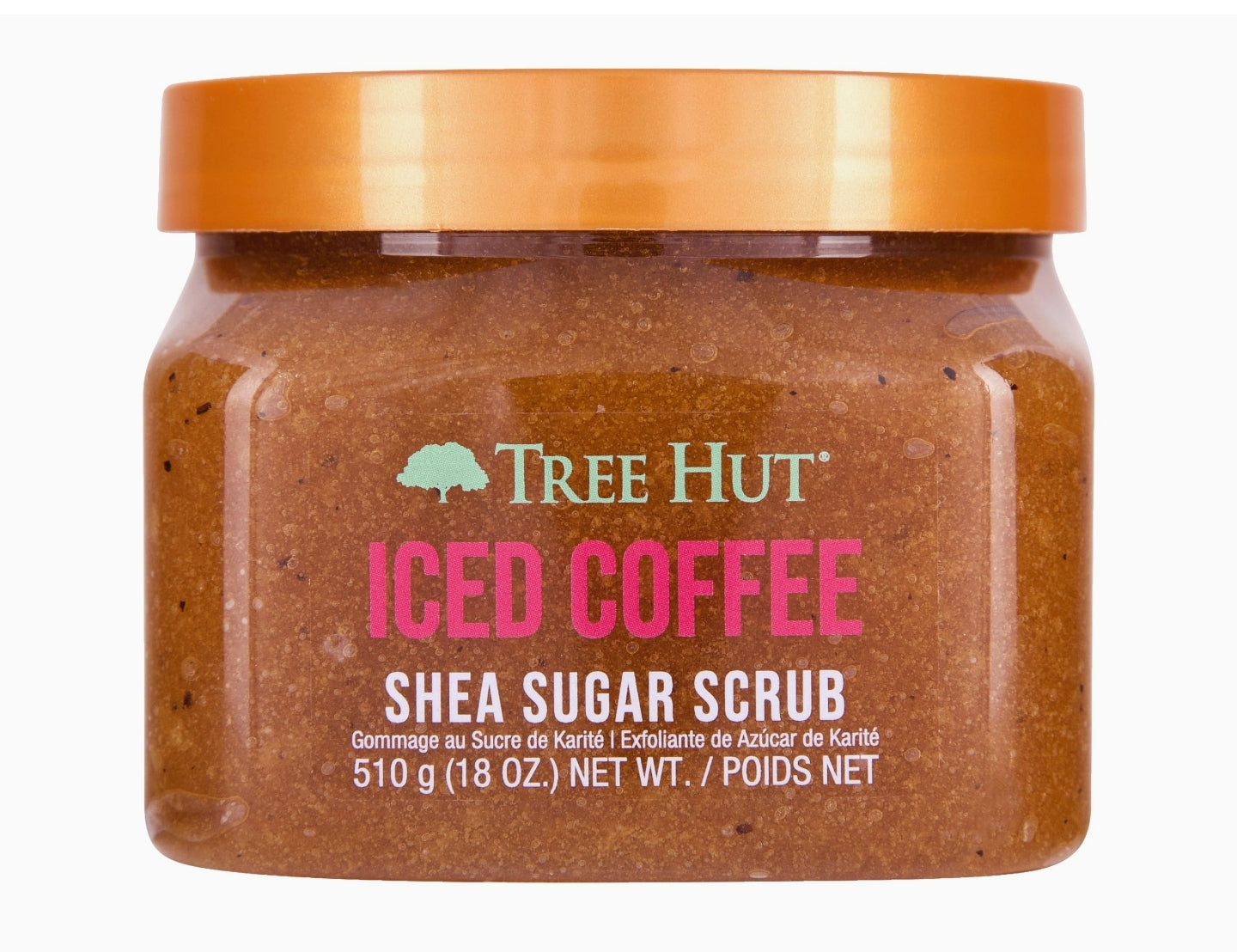 Tree Hut Iced Coffee Shea Sugar Exfoliating & Hydrating Body Scrub, 18 oz