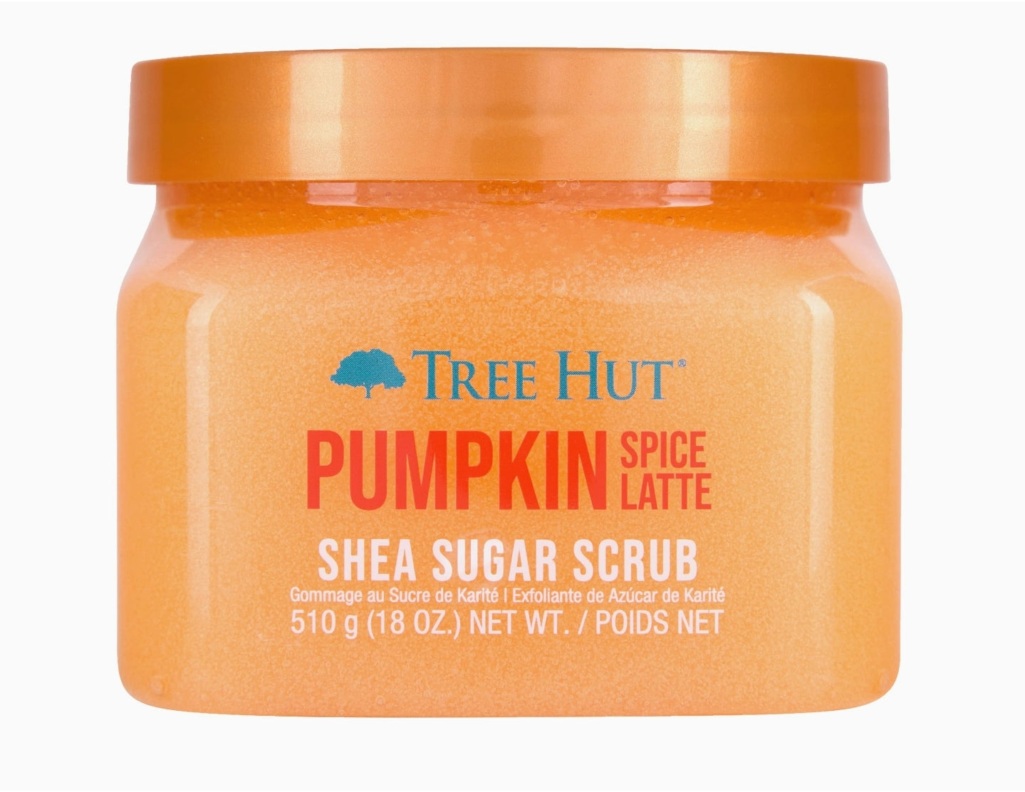 Tree Hut Pumpkin Spice Latte Shea Sugar Exfoliating & Hydrating Body Scrub, 18 oz.