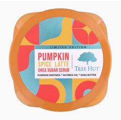 Tree Hut Pumpkin Spice Latte Shea Sugar Exfoliating & Hydrating Body Scrub, 18 oz.