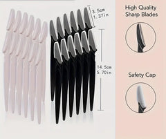 Kitsch Dermaplaning Tool Set - Facial Hair Removal for Women, Face Razors for Women, Peach Fuzz & Eyebrow Razor, Women's Dermaplane Face Shaver, Women's Exfoliating Epilator for Sensitive Skin (random colour)