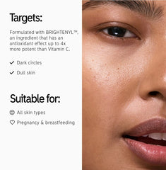 The INKEY List Brighten-I Eye Cream, Under-Eye Cream Helps Reduce Appearance of Dark Circles and Boost Skin’s Glow, Makeup Under-Eye Primer, 0.50 fl oz