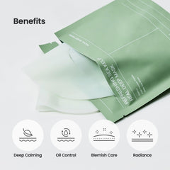 BIODANCE Refreshing Sea kelp Real Deep Mask, Overnight Hydrogel Mask, Calming, Oil & Sebum Control, Blemish Care 1.19oz