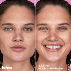 e.l.f. SKIN The Hottest Drops Duo, Holy Hydration! Thirst Burst Drops & Bronzing Drops Skincare Set, For A Dewy, Sun-Kissed Look, Vegan & Cruelty-Free