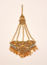 Kundan Polki Champgane Stones Bridal Passa.