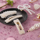 Pearl Hair Barrettes