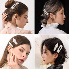 Pearl Hair Barrettes