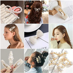 Pearl Hair Barrettes