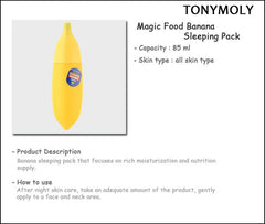 Tonymoly - Magic Food Banana Sleeping Pack