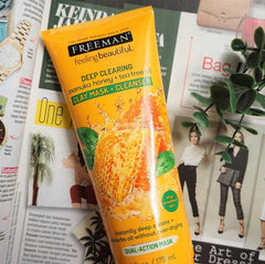 Freeman Beauty - Deep Clearing Manuka Honey + Tea Tree Oil Clay Mask & Cleanser