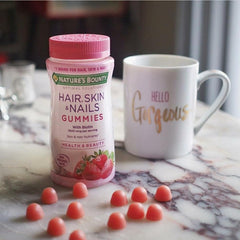 Optimal Solutions, Hair, Skin & Nails, Strawberry Flavored