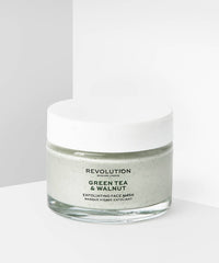 REVOLUTION SKINCARE
GREEN TEA AND WALNUT EXFOLIATING FACE MASK