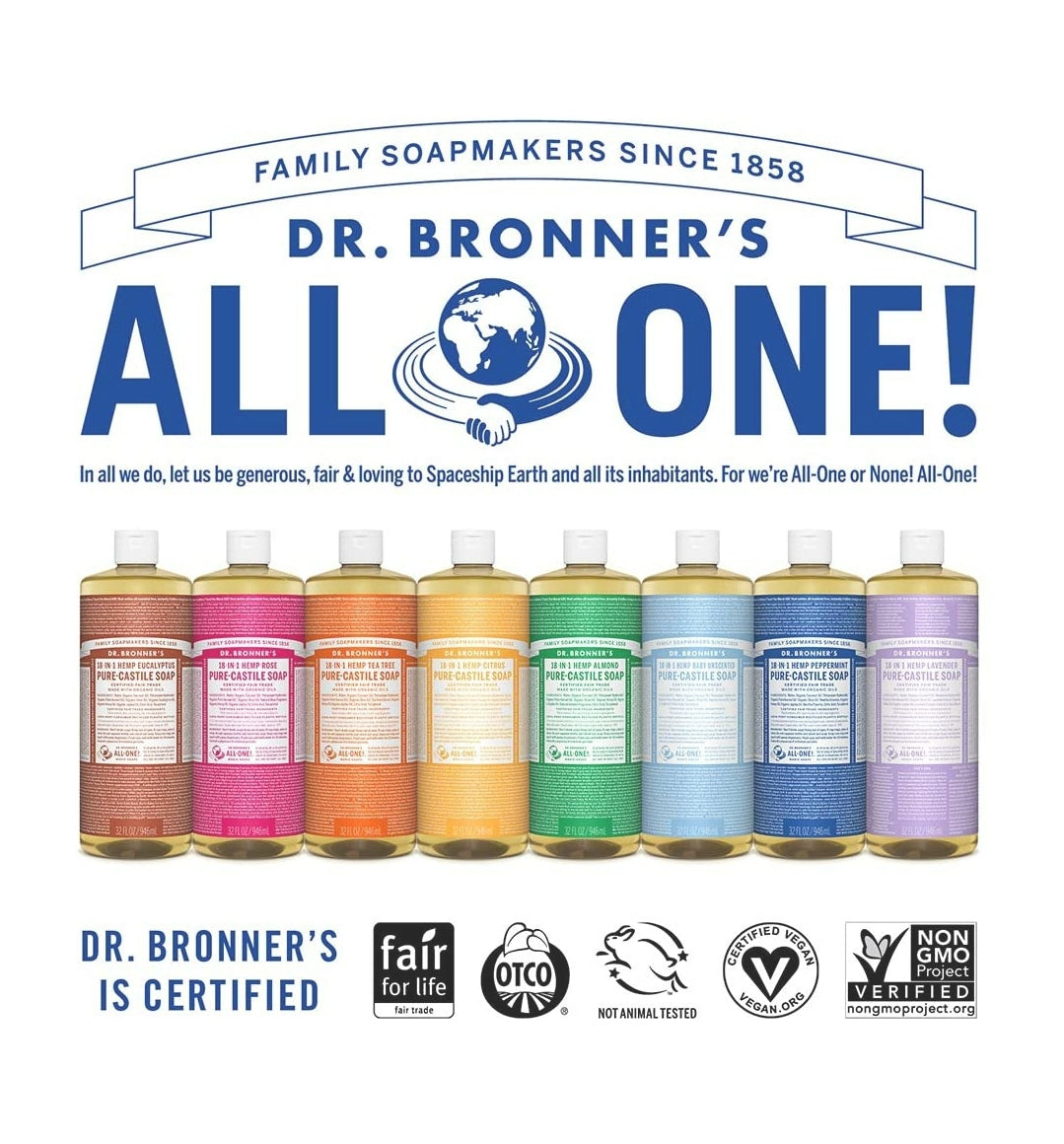 Dr. Bronner's - Pure-Castile Liquid Soap