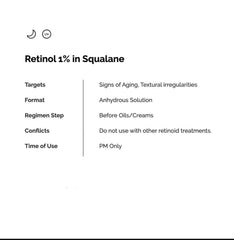 THE ORDINARY
Retinol 1% in Squalane( 30ml )