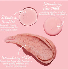 COLOURPOP FOURTH RAY® BEAUTY
jam seshstrawberry face care kit