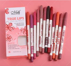 M.n MENOW Brand Make Up True Lips 12Color Lip Liner Pencil Waterproof Professional Lip Liner