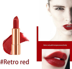Gireatick Matte Lipstick Makeup Set for Woman, 3pcs Long Lasting Velvet Lipstick in One Glamour Chain Bag, Non-Stick Cup Red Lipstick, Not Fade Waterproof, Color Sensational Lipstick set, Lip Kit Gift Set