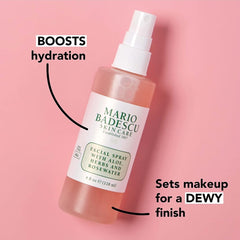 Mario Badescu Facial Spray with Aloe, Herbs and Rosewater for All Skin Types | Face Mist that Hydrates, Rejuvenates & Clarifies(118ml)