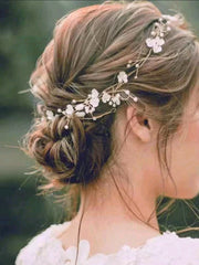 Vogue Hair Accessories Handmade Hair Clip Hair Pins Hair Accessories (50 CM) (Silver)