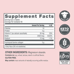 NeoCell Super Collagen + Vitamin C & Biotin, Dietary Supplement, Package May Vary, White, 270 Count