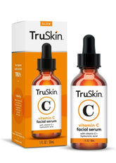 TruSkin Vitamin C Serum for Face, Anti Aging Serum with Hyaluronic Acid, Vitamin E, Organic Aloe Vera and Jojoba Oil, Hydrating & Brightening Serum for Dark Spots, Fine Lines and Wrinkles