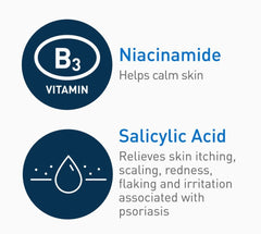 CeraVe Moisturizing Cream for Psoriasis Treatment | With Salicylic Acid for Dry Skin Itch Relief & Urea for Moisturizing | Fragrance Free & Allergy Tested | 8 Oz