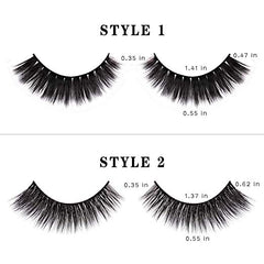 MAGEFY 10 Pairs 2 Styles Fake Eyelashes Reusable