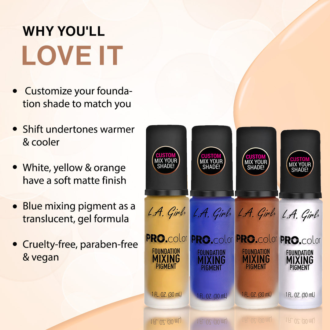 L.A. Girl Pro Matte Mixing Pigment ,1Floz L.A. Girl Pro Matte Mixing Pigment ,1Floz