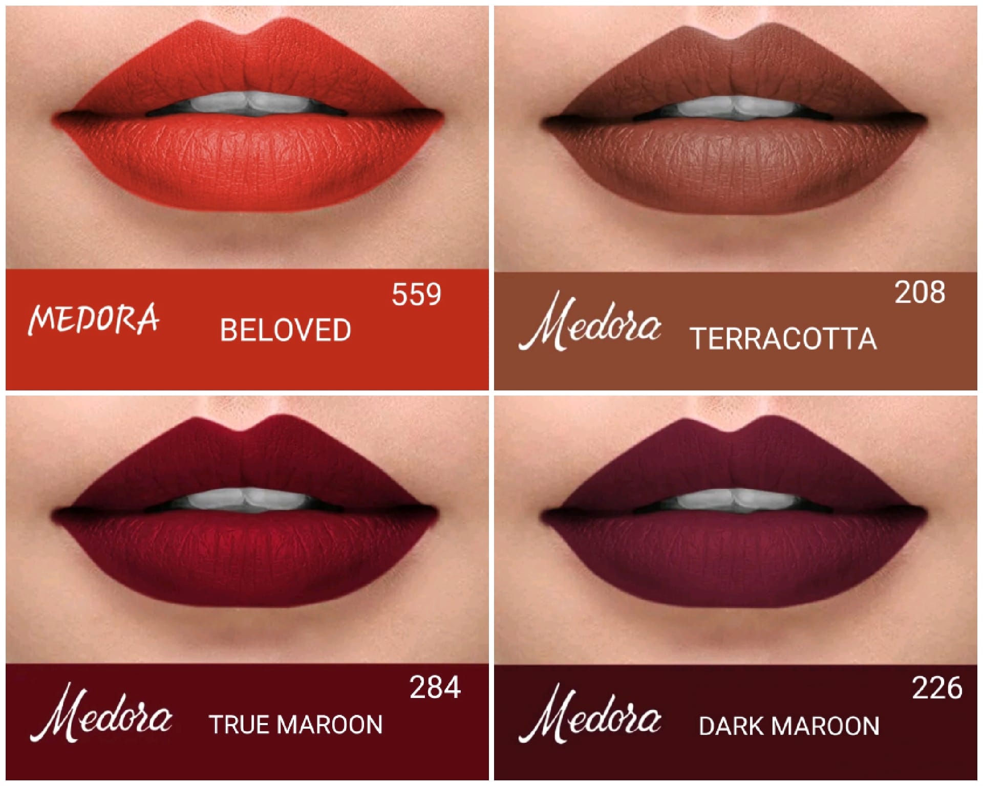 Medora of london matte lipstick sets