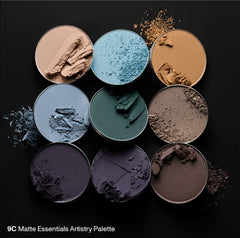 MORPHE Matte Essentials Arthistry Palette (9C Color Me Cool), Blue,Navy