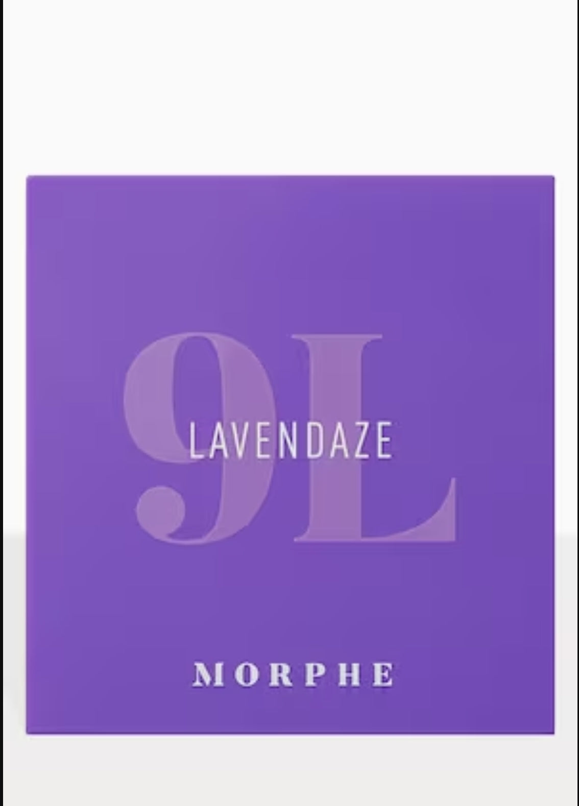 Morphe 9L Lavendaze Artistry Eyeshadow Palette