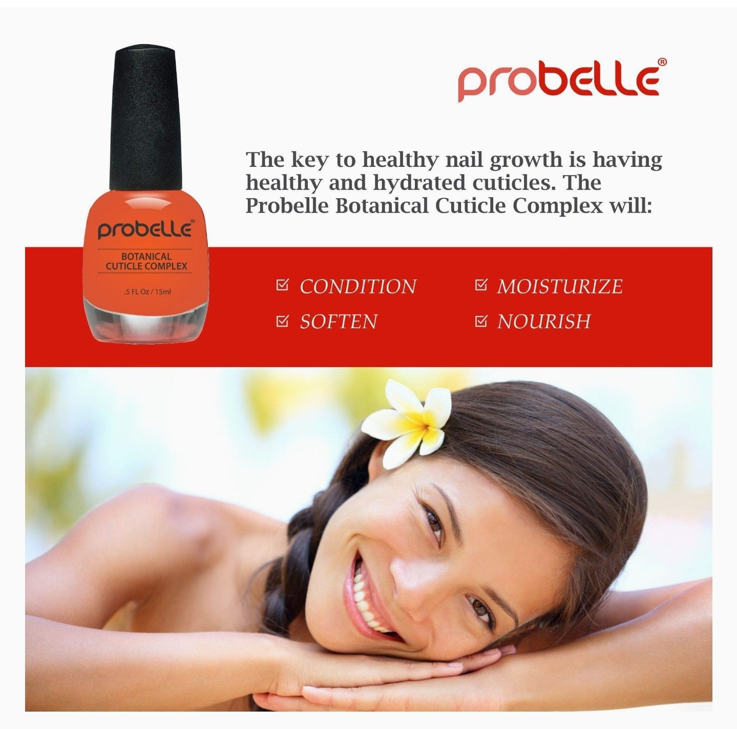 Probelle Kukui Nut Oil Botanical Cuticle Oil, conditions and softens cuticles for healthy nails and cuticle growth, 5oz/ 15 mL Probelle Kukui Nut Oil Botanical Cuticle Oil, conditions and softens cuticles for healthy nails and cuticle growth, 5oz/ 15 mL