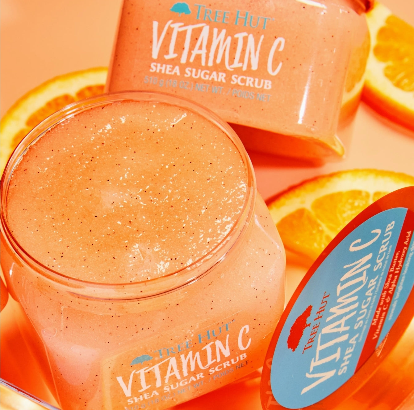 Tree Hut Vitamin C Shea Sugar Scrub, 18 oz, Ultra Hydrating and Exfoliating Scrub for Nourishing Essential Body Care Tree Hut Vitamin C Shea Sugar Scrub, 18 oz, Ultra Hydrating and Exfoliating Scrub for Nourishing Essential Body Care