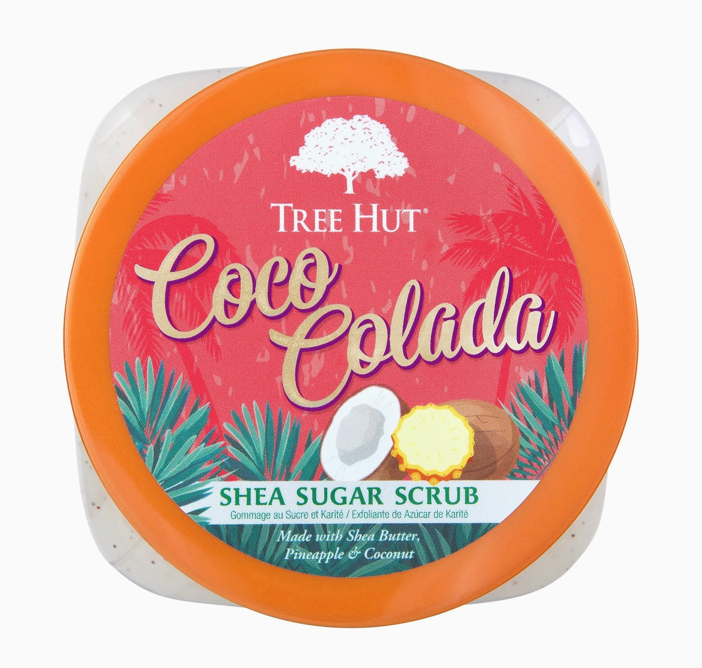 Tree Hut Shea Sugar Scrub Coco Colada, 18 oz, Ultra Hydrating and Exfoliating Scrub for Nourishing Essential Body Care Tree Hut Shea Sugar Scrub Coco Colada, 18 oz, Ultra Hydrating and Exfoliating Scrub for Nourishing Essential Body Care