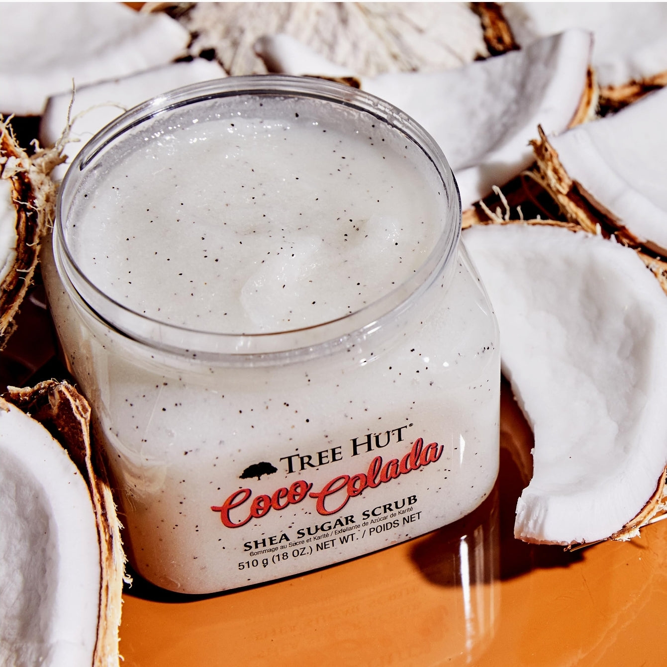 Tree Hut Shea Sugar Scrub Coco Colada, 18 oz, Ultra Hydrating and Exfoliating Scrub for Nourishing Essential Body Care Tree Hut Shea Sugar Scrub Coco Colada, 18 oz, Ultra Hydrating and Exfoliating Scrub for Nourishing Essential Body Care