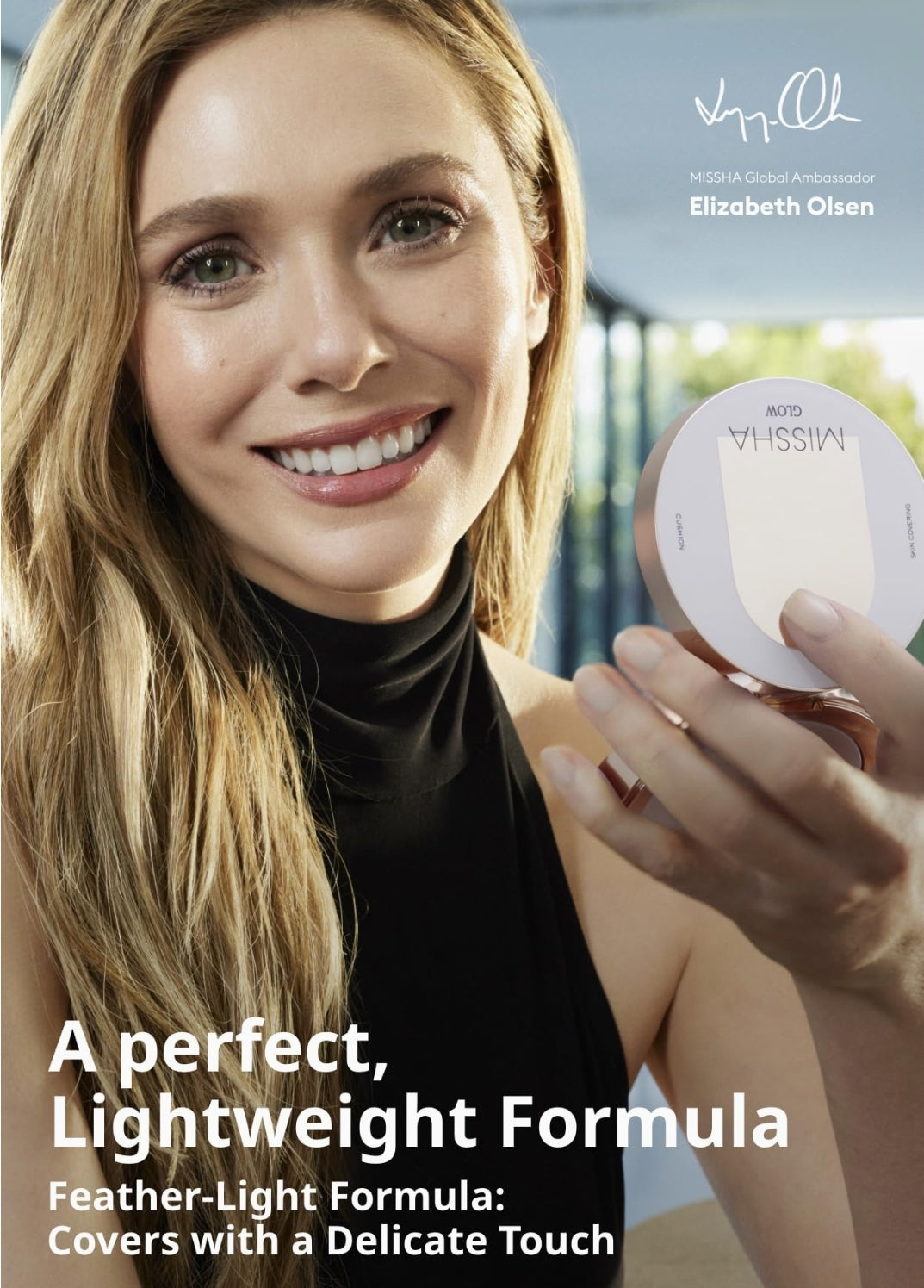 MISSHA Glow Cushion for Fair Skin Radiant & Moisturizing Skin with Buildable Coverage MISSHA Glow Cushion for Fair Skin Radiant & Moisturizing Skin with Buildable Coverage